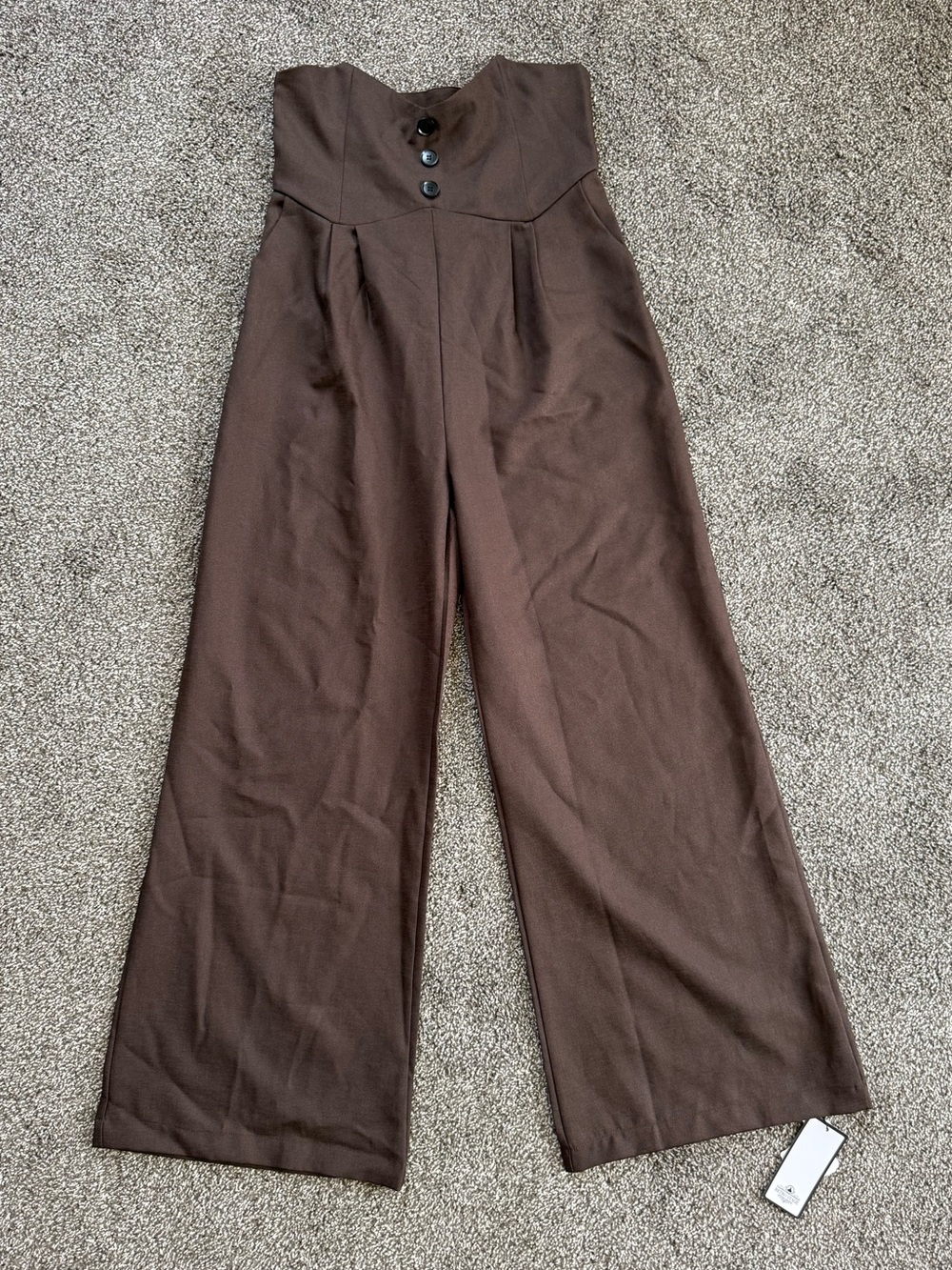 Retro Stage Suspender Pants